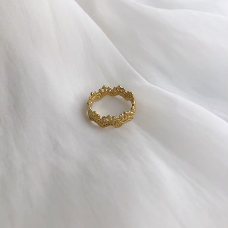 lace grain ring (gold)---297