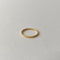 lace rope ring (S) (gold)---241