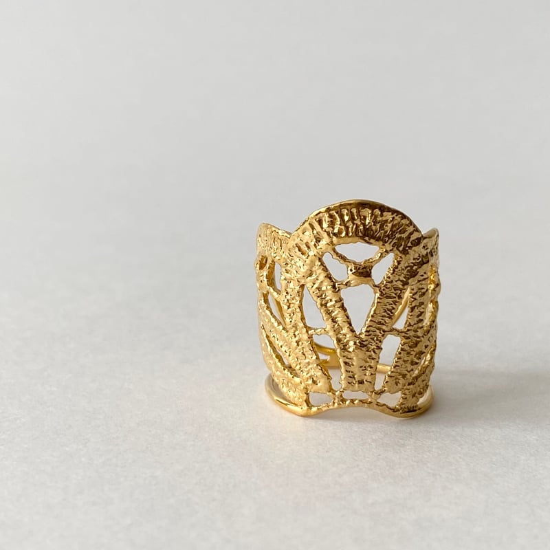 lace deco ring (gold)---268 | flavour lace deco ring (gold)---268 | flavour