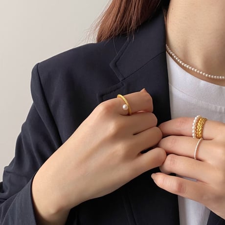 lace laurel ring (gold)---112