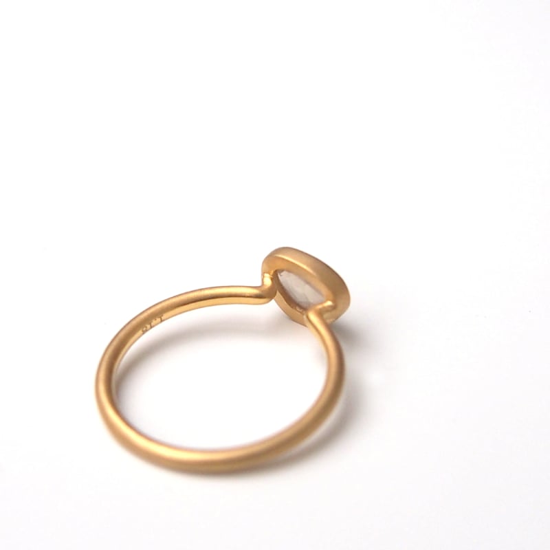 Zircon Ring 1点もの SV×K18GP | XSORI Zircon Ring 1点もの SV×K18GP | XSORI