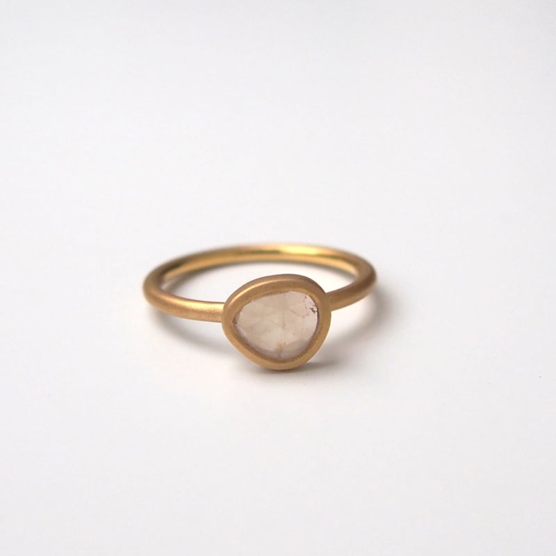 Zircon Ring 1点もの SV×K18GP | XSORI Zircon Ring 1点もの SV×K18GP | XSORI