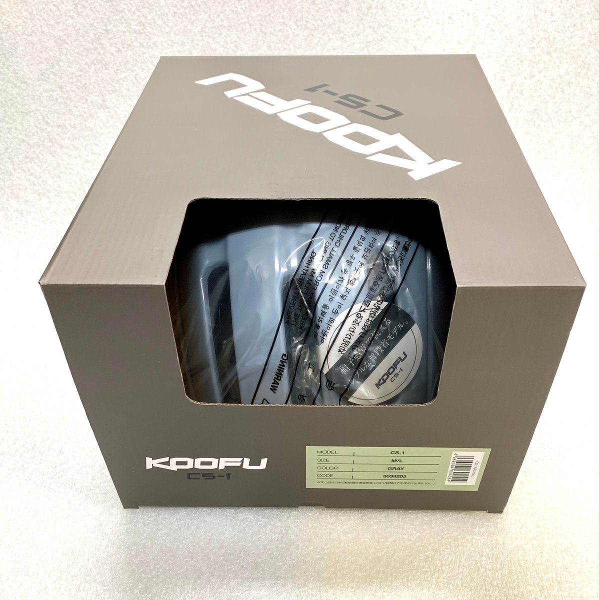 OGK オージーケー KOOFU CS-1 ヘルメット GRAY ブルーグレー色