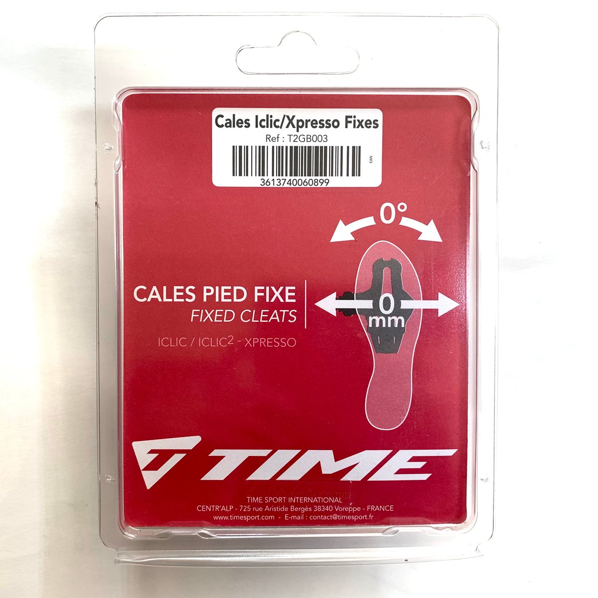 TIME ICLIC ICLIC2 XPRESSO用 固定クリート 0度 | Lightcyc