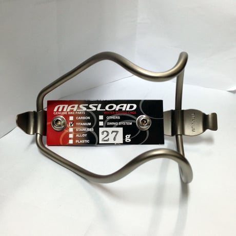 MASSLOAD（パール金属） チタン ボトルケージ　27g