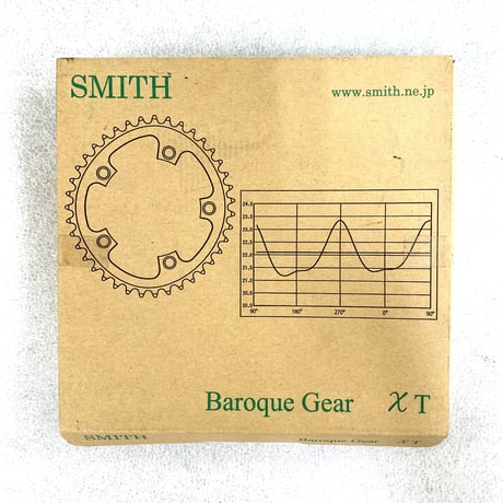 SMITH Baroque Gear バロックギア 34T±3 90° チェーンリング 赤