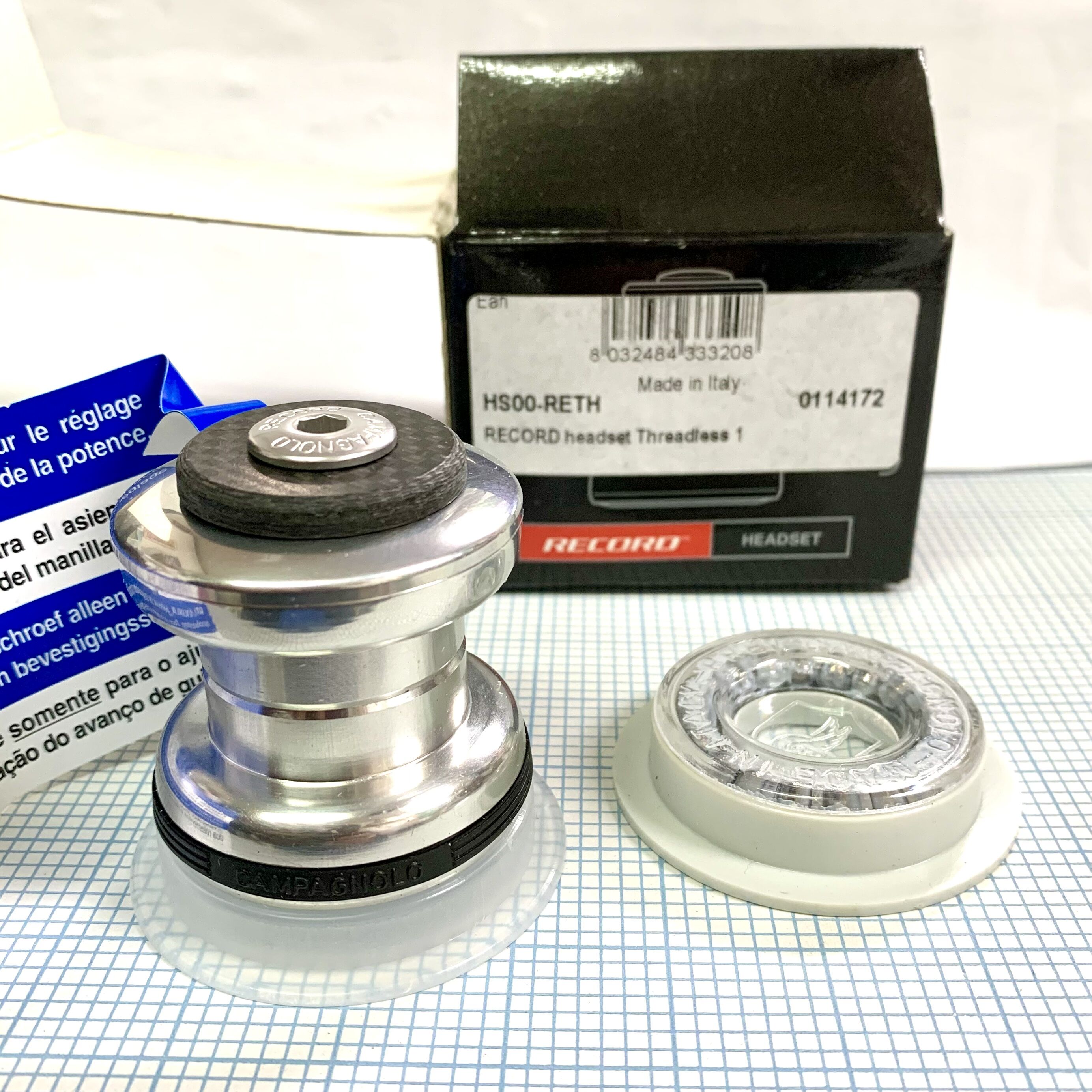 【新品】カンパCampagnolo レコードヘッドセット1-1/8ヒドゥンセット original