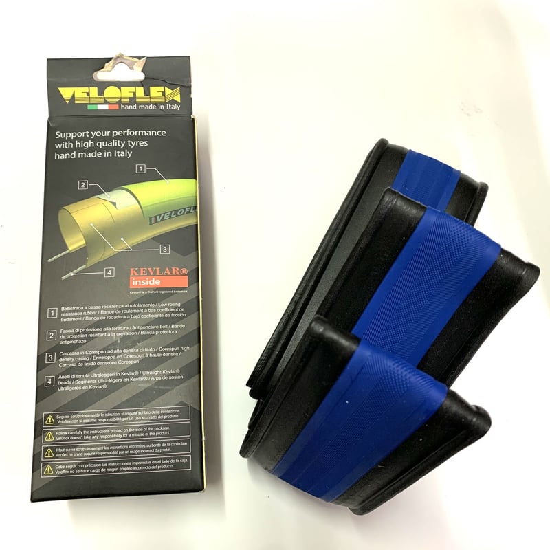 VELOFLEX CORSA 23 WOタイヤ 700x23c ブルー/ブラック 2本セット VELOFLEX CORSA 23 WOタイヤ 700x23c ブルー/ブラック 2本セット