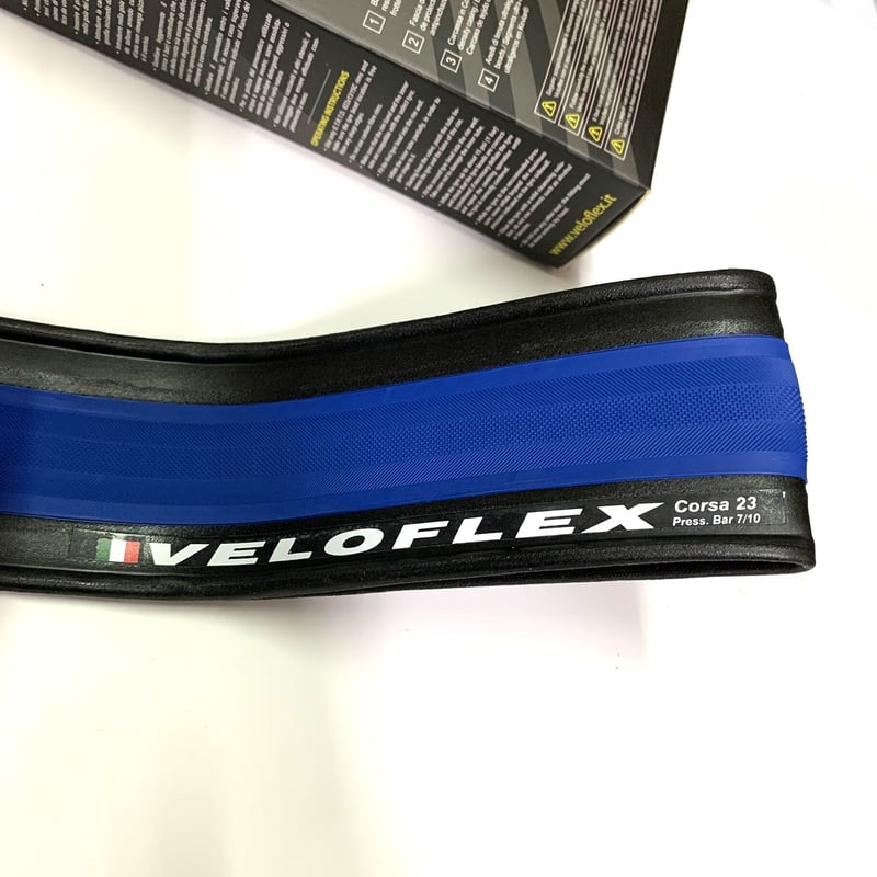 VELOFLEX CORSA 23 WOタイヤ 700x23c ブルー/ブラック 2本セット VELOFLEX CORSA 23 WOタイヤ 700x23c ブルー/ブラック 2本セット