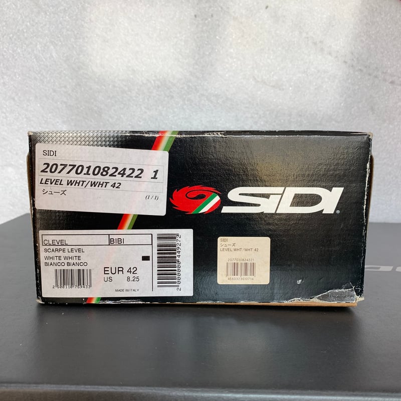 特別限定】SIDI シューズ LEVEL ホワイト/ホワイト 42サイズ
