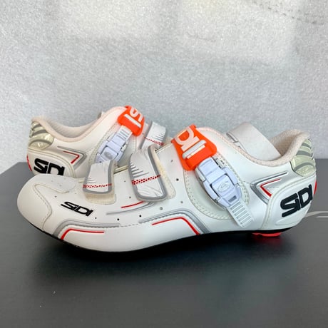 【特別限定】SIDI シューズ　LEVEL　ホワイト/ホワイト　42サイズ　ベルト2色付き！