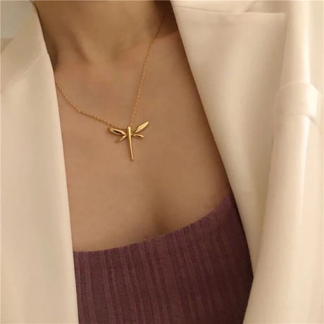【silver925】Dragonfly necklace