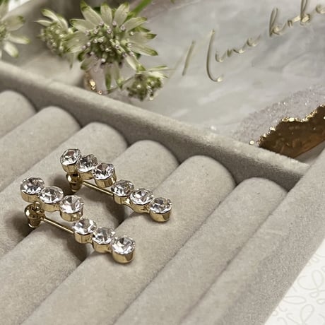stone bijou back catch pierce
