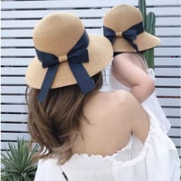 【予約アイテム】pair ribbon straw hat set