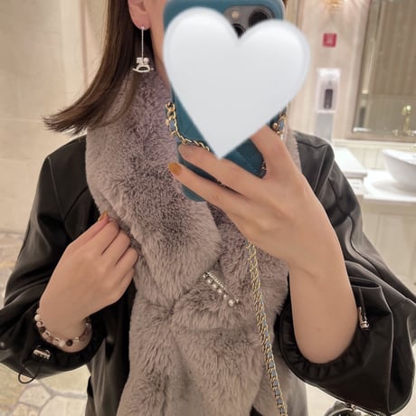 【white gold】Rocking horse pierce