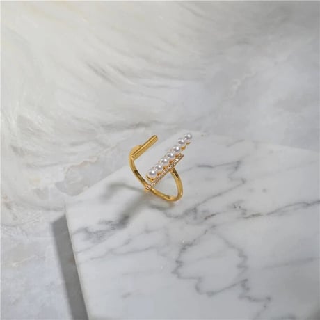 pearl bijou 2type ring