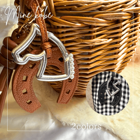 【MINEkobe original】horse pearl charm