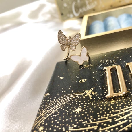 papillon bijou shell ring