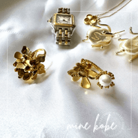 【stainless】fleur 2type ring
