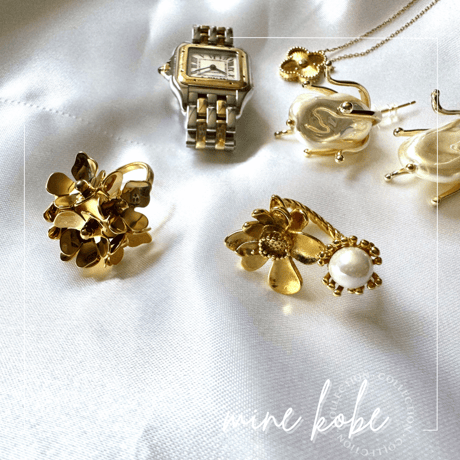 【stainless】fleur 2type ring