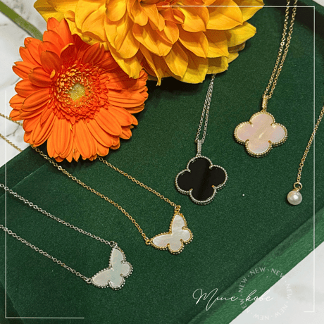 【MINEkobeオリジナル】papillon motif necklace