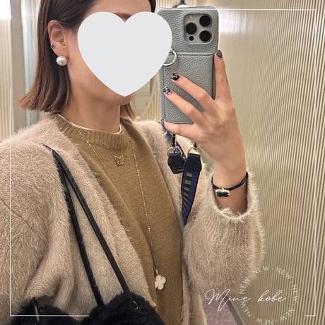 【MINEkobeオリジナル】papillon motif necklace