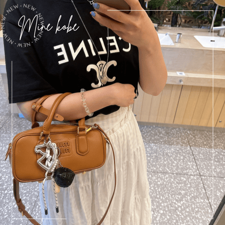 【MINEkobe original】original charm soft puff bag