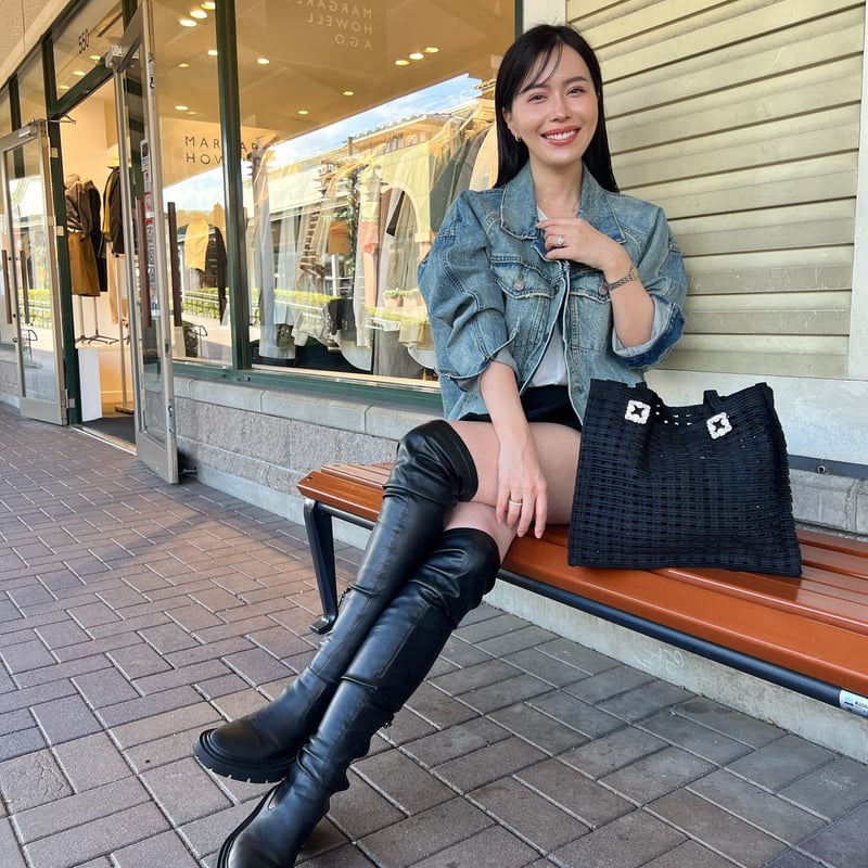 MINEkobe original】mesh bijou bag | MINE kobe