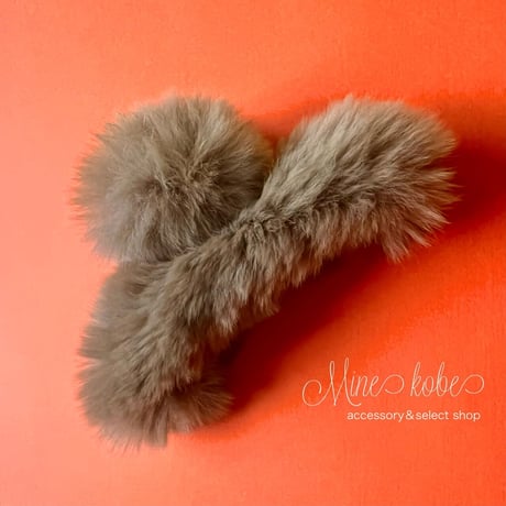 fur hair clip