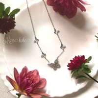 【silver925】zirconia papillon necklace
