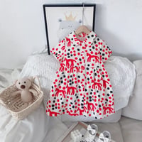 【kids】horse  shirt dress