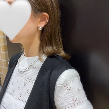 【stainless steel】STAR metal chain necklace