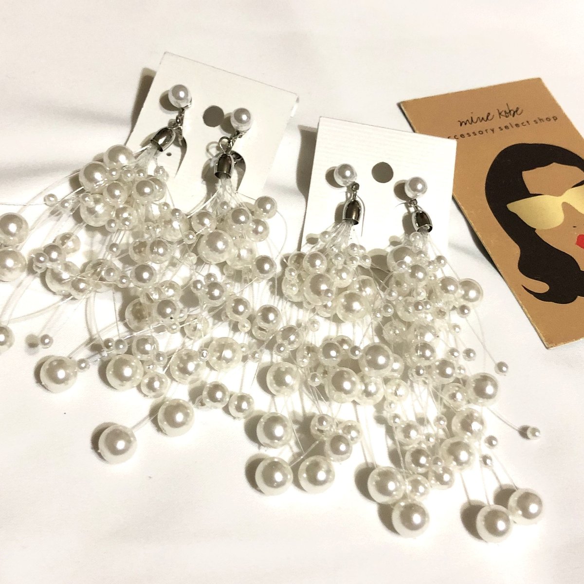 bubble pearl pierce earring | MINE kobe