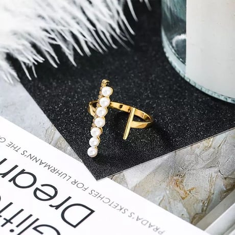pearl bijou 2type ring