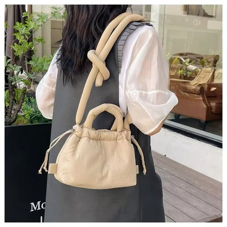 【MINEkobe original】original charm soft puff bag