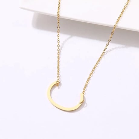 【stainless steel】initial necklace