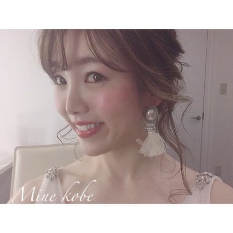 【new color】pearl chain fringe beads pierce