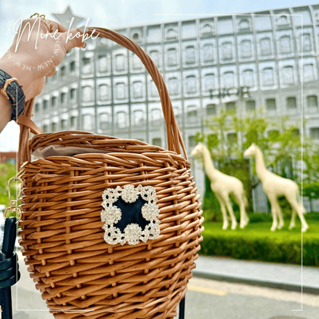 【MINEkobeオリジナル】jolie bijou basket bag