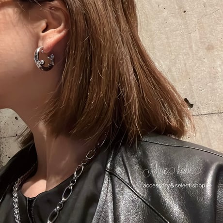 circle hoop metal pierce