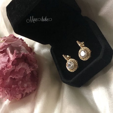 【silver925】MOISSANITE diamond circle pierce