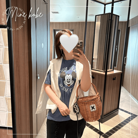 【MINEkobeオリジナル】jolie bijou basket bag