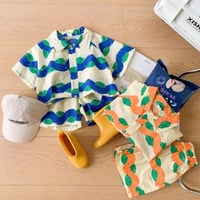 【kids】wave  shirt set up