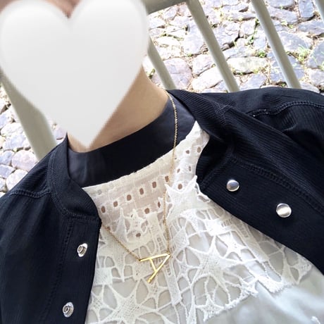 【stainless steel】initial necklace