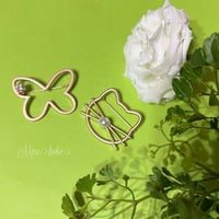 papillon＆cat broach