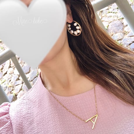 【stainless steel】initial necklace