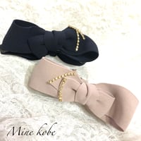 line bijou ribbon banana clip