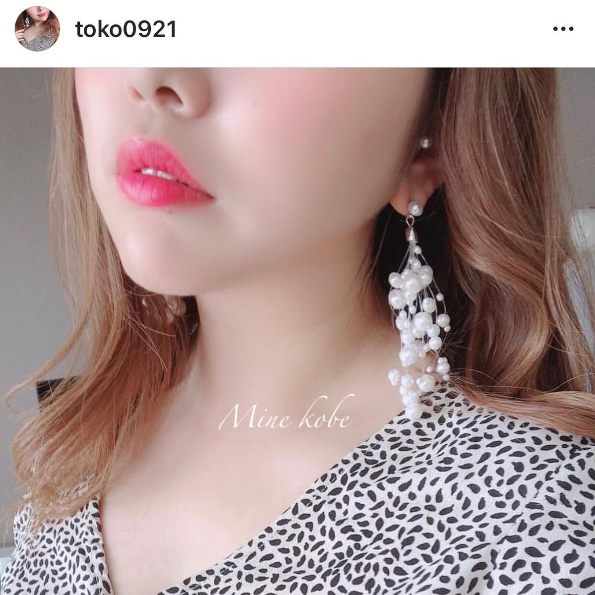 bubble pearl pierce earring | MINE kobe