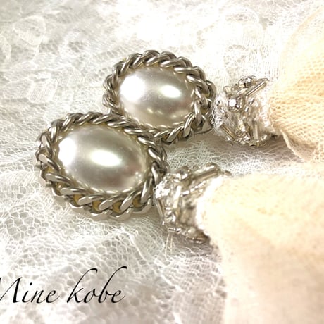 【new color】pearl chain fringe beads pierce