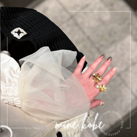 【stainless】fleur 2type ring