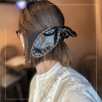 ram skin chain ribbon chouchou
